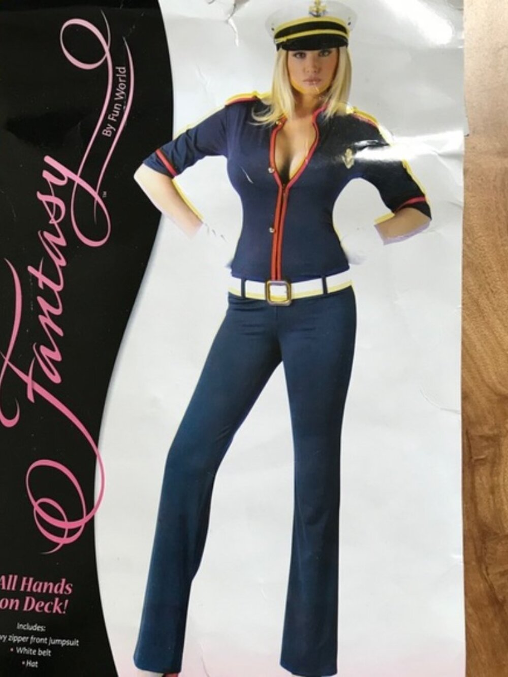 3pc Sexy Marine Corps Uniform Costume Size Large